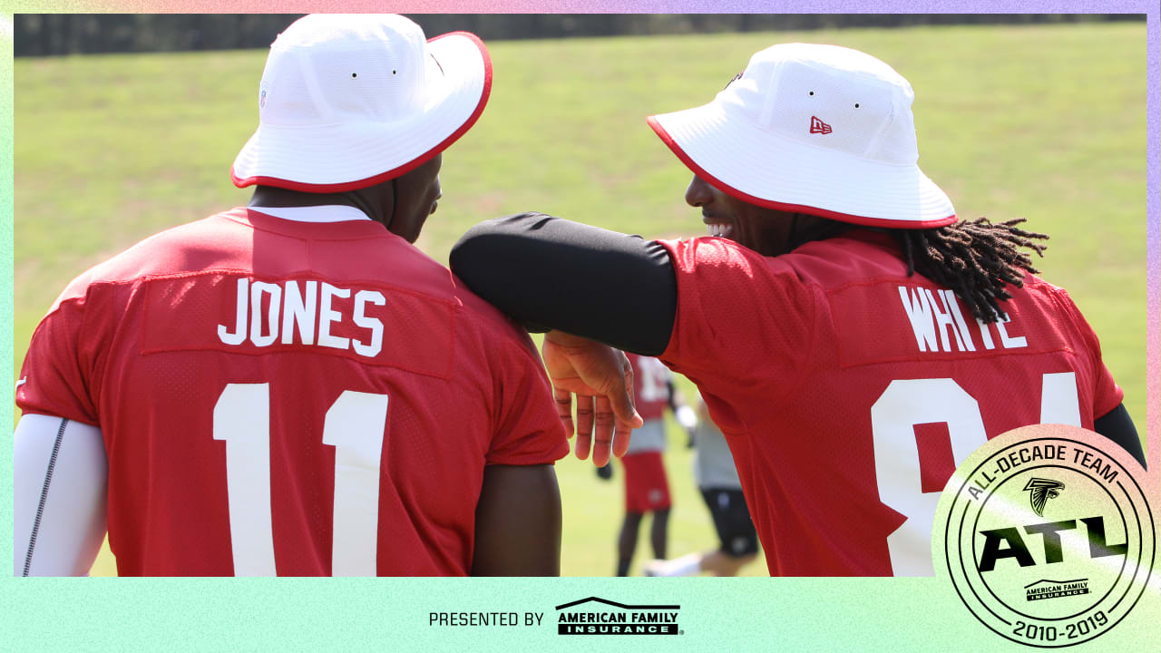 Roddy White uses story about Julio Jones joining Falcons to teach high  school athletes lesson