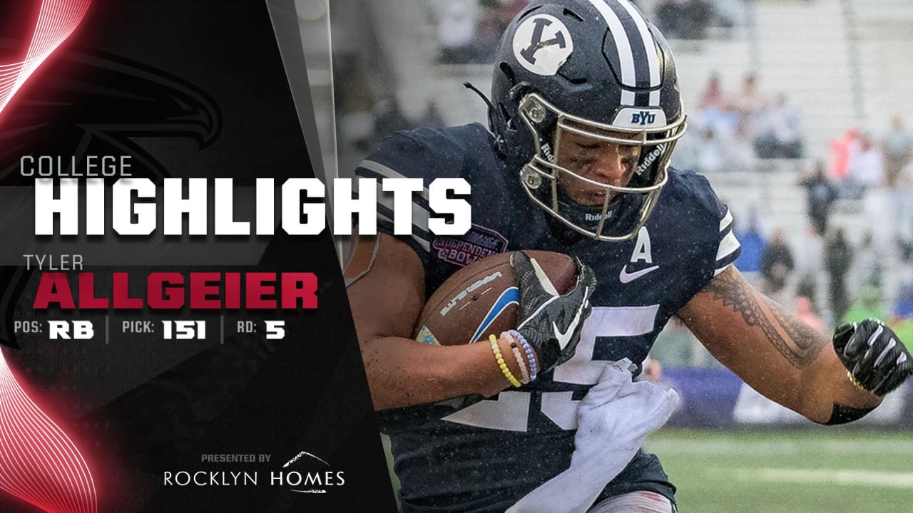 Tyler Allgeier highlights Atlanta Falcons