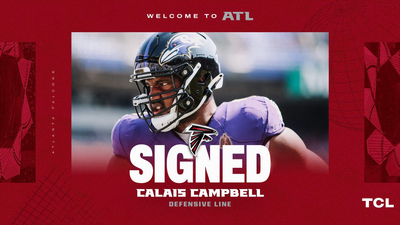 Falcons sign Pro Bowler Calais Campbell to one-year deal