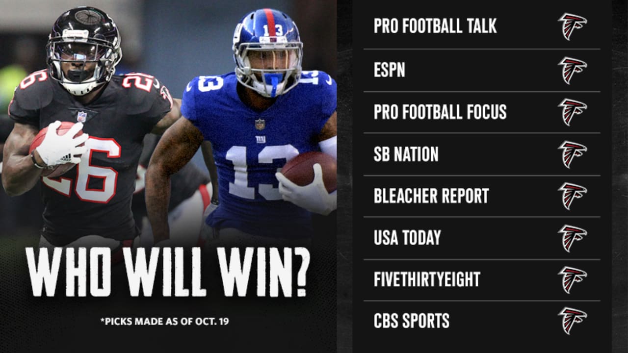 Who will win, Falcons or Giants? Experts' Picks