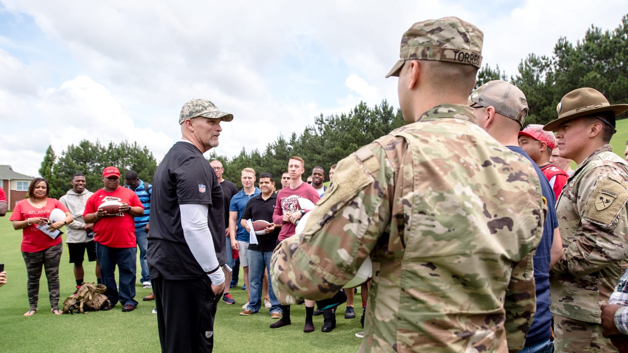 Atlanta Falcons' Ben Garland, Academy grad and Air Guardsman, wins NFL's  Salute to Service Award