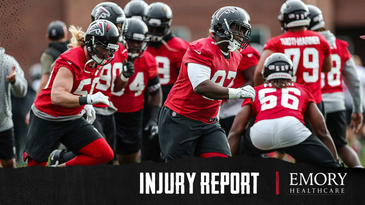 Falcons-Browns Injury Report: Every Player Out At Practice For Atlanta