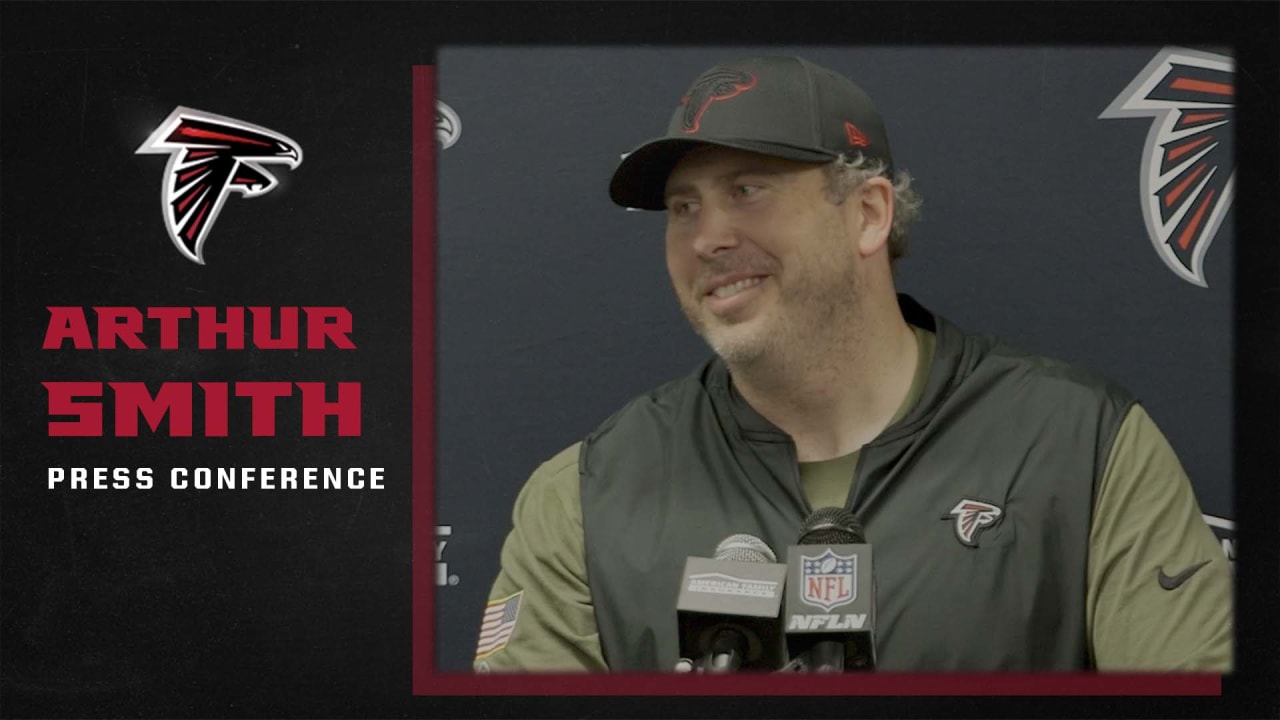 Arthur Smith Recaps The Falcons Win Over New Orleans