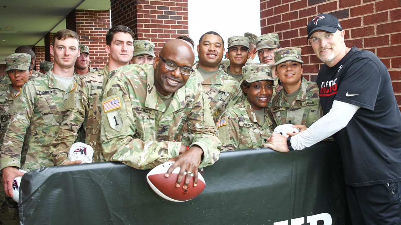 Atlanta Falcons' Ben Garland, Academy grad and Air Guardsman, wins NFL's  Salute to Service Award