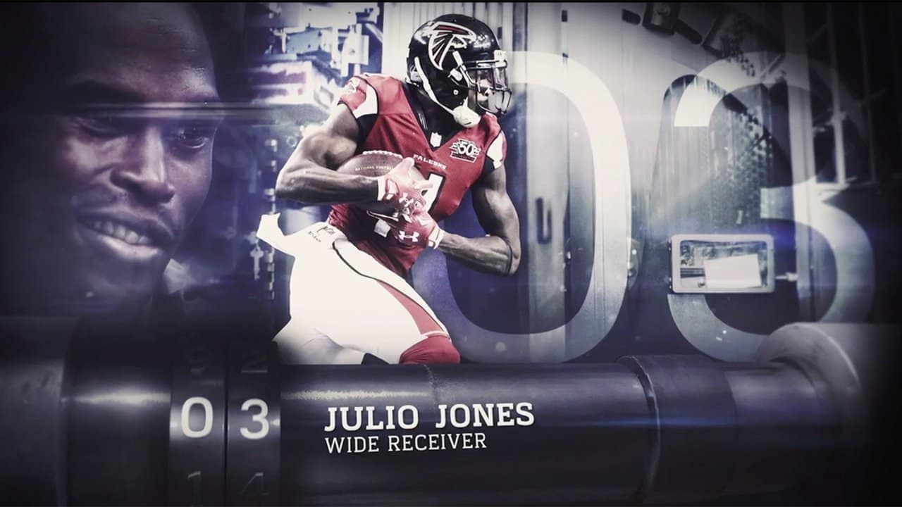 Julio Jones matches jersey number with 'The Top 100 Players of