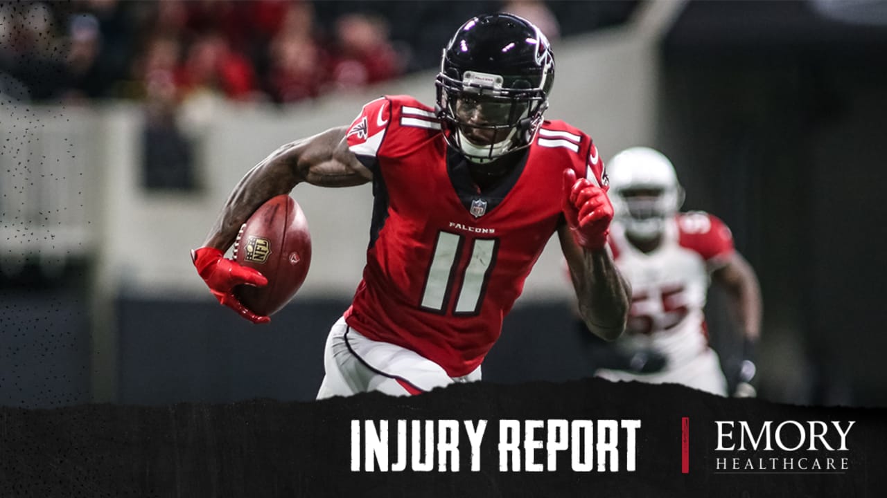Falcons Panthers Injury Report Julio Jones A Game Time Decision For Atlanta