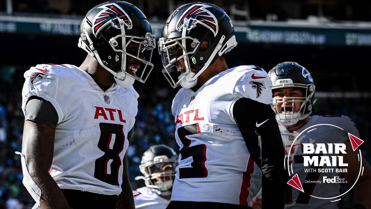 Atlanta Falcons tight end Kyle Pitts breaks loose for an explosive