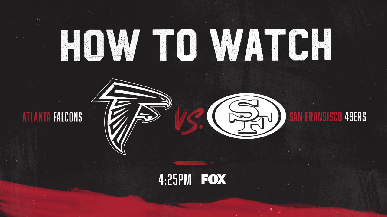 Where to watch, listen, stream 49ers at Falcons