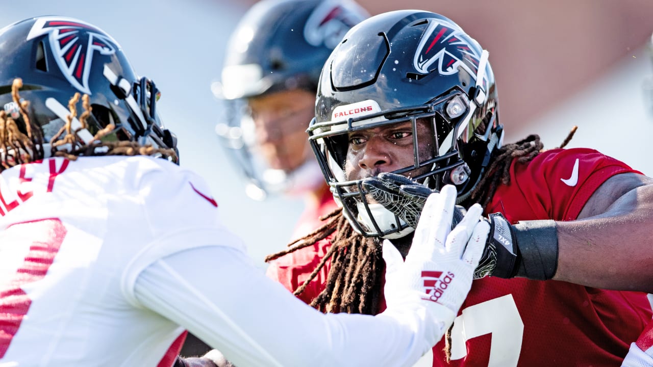 August 1st, 2019: James Carpenter #77 during the Atlanta Falcons