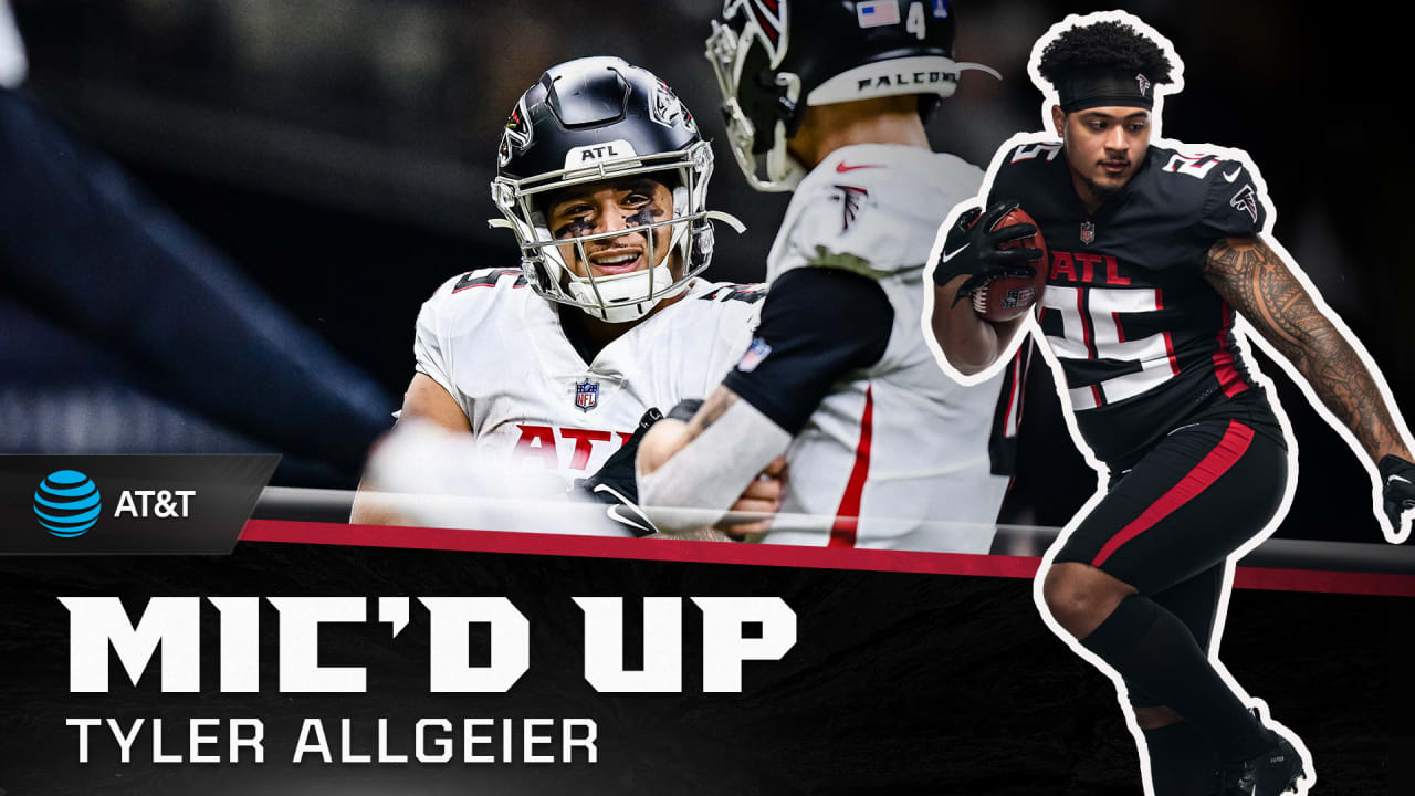 Tyler Allgeier runs wild while being mic'd up Wired