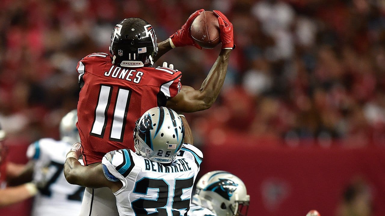 Here is where Julio Jones' three 250-plus yard games rank in NFL history