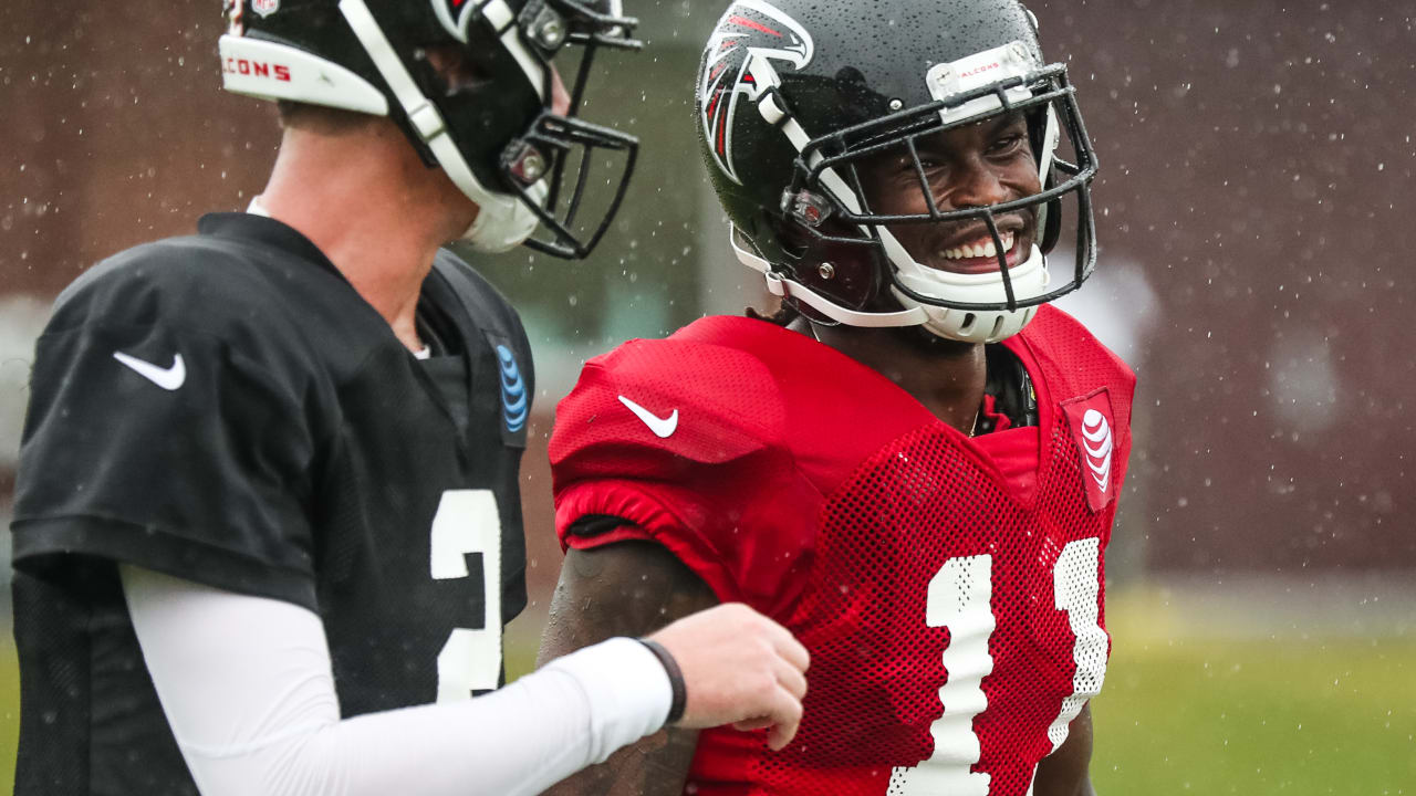 Teez Tabor is mic'd up in Mercedes-Benz Stadium, AT&T Training Camp, Atlanta Falcons