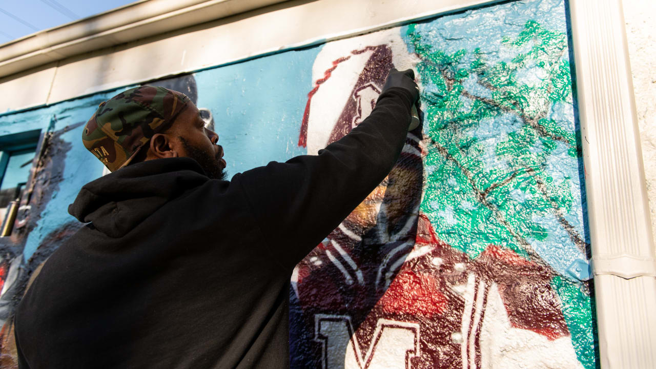 404 Day mural comes to life with Atlanta artist Fabian "Occasional