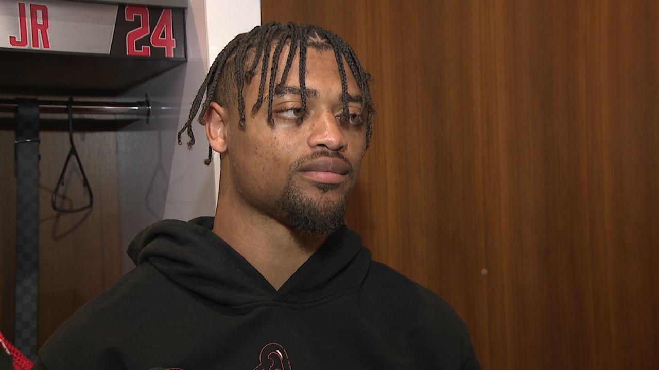 AJ Terrell speaks on win against the bears | Press Conference | Falcons ...