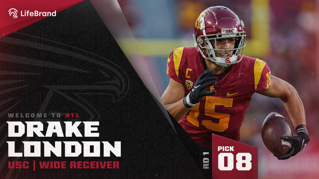 Atlanta Falcons Select Drake London No. 8 Overall in the 2022 NFL Draft -  Sports Illustrated USC Trojans News, Analysis and More