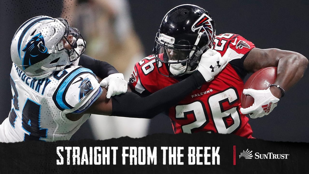 Julio Jones barely gets over goal line and Falcons get huge upset