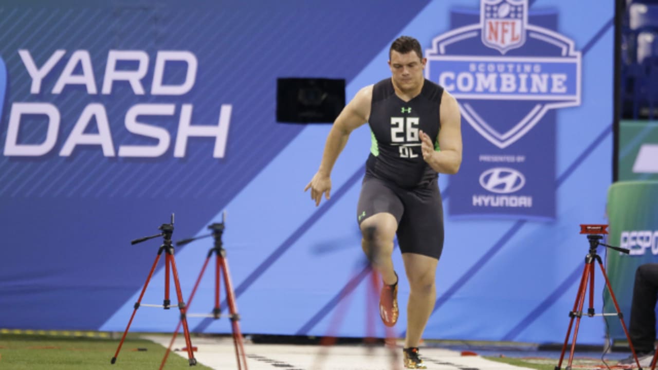 Offensive Linemen Show Speed at the NFL Combine
