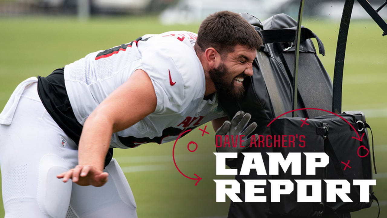 Battle between the offensive and defensive lines Dave Archer's Camp