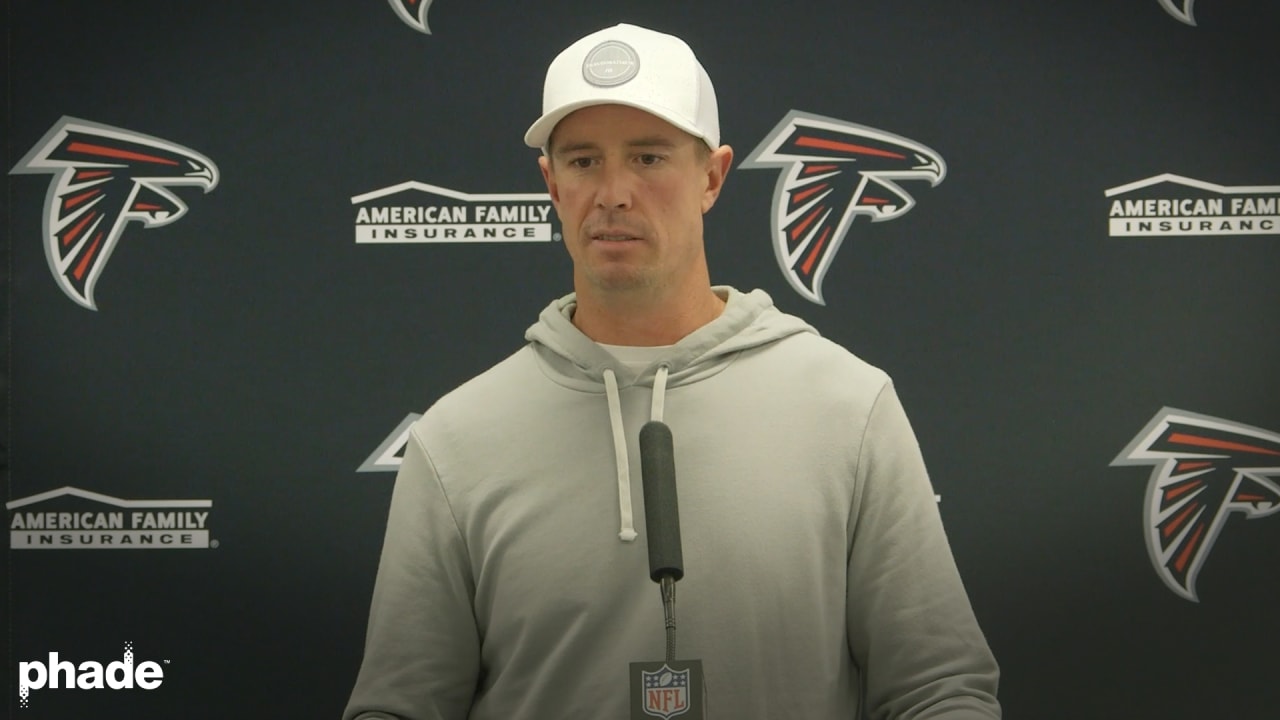 Matt Ryan addresses the media following the loss in Dallas
