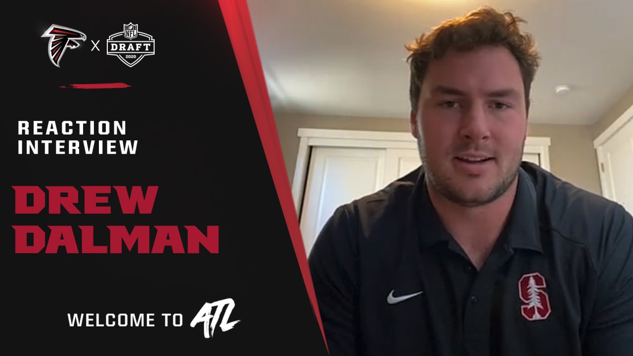 Drew Dalman reacts to being drafted and talks about his journey to the NFL