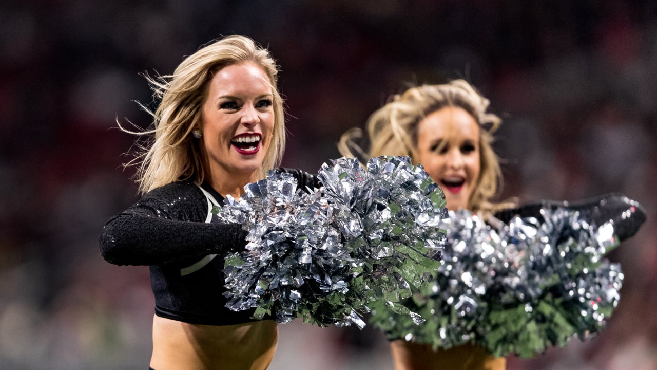 Cheerleaders On Gameday: Oakland Raiders