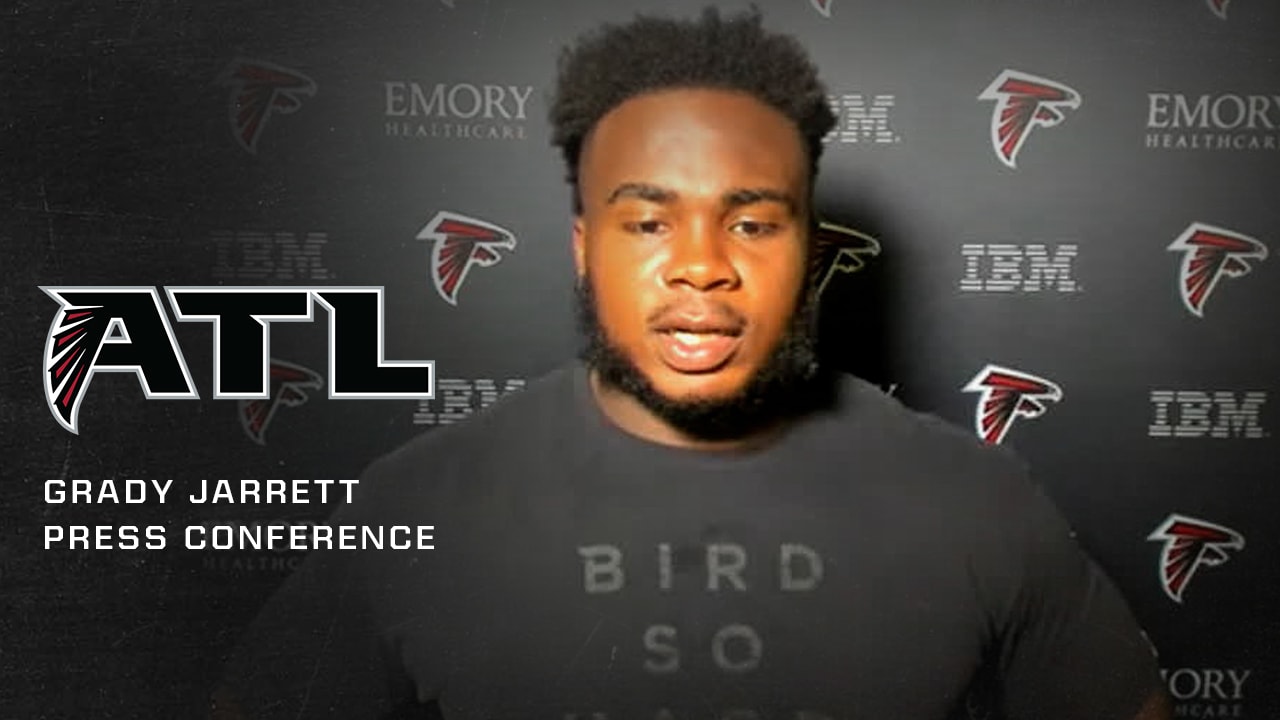 Grady Jarrett on preparing for Carolina's offense, having some fans ...