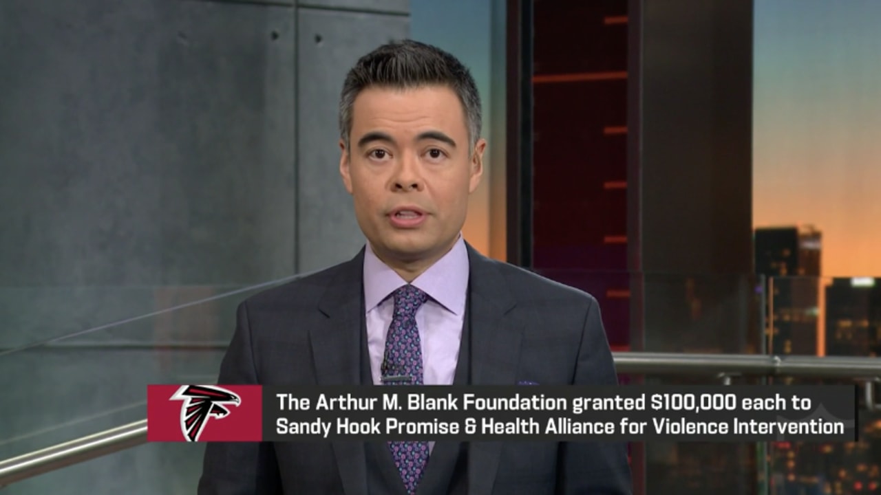Falcons arthur m blank foundation granted 100k each to sandy hook