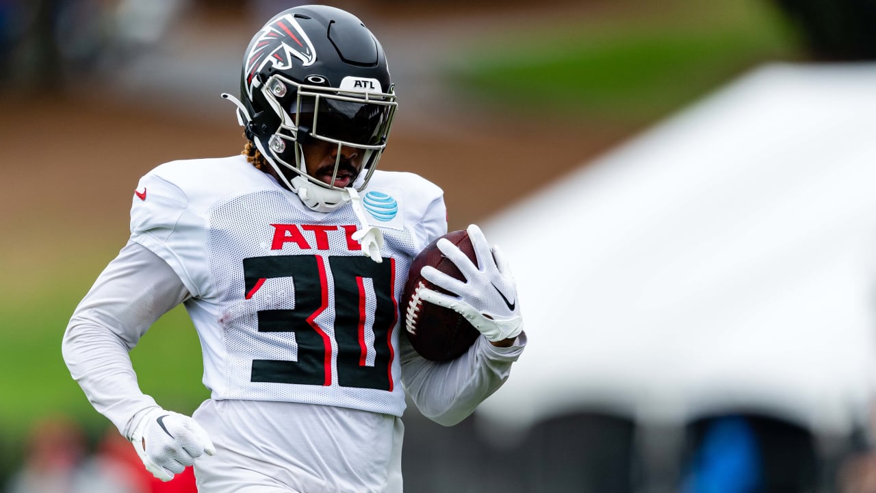 Jacksonville Jaguars running back Qadree Ollison (38) is seen