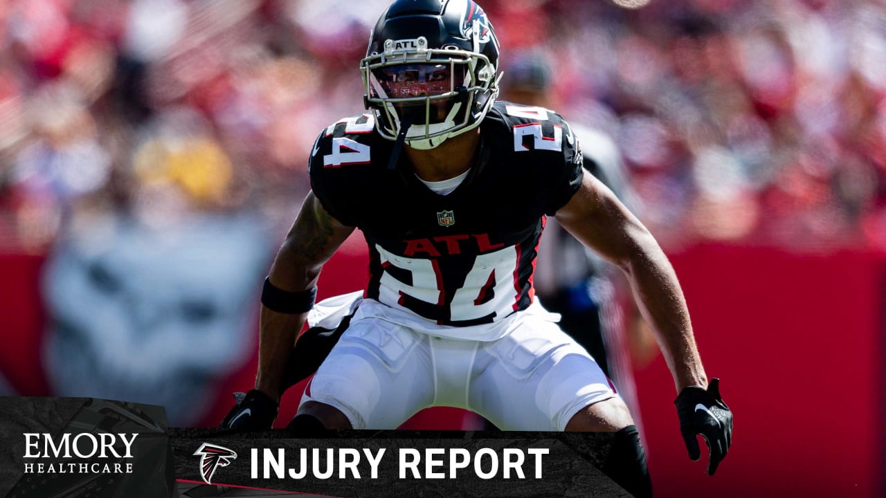 Atlanta Falcons CB A.J. Terrell, OG Elijah Wilkinson will not play