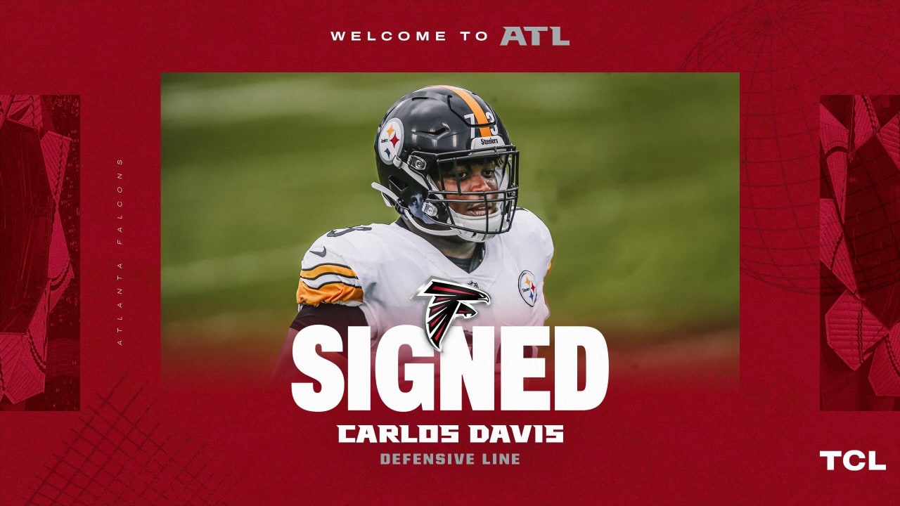 Falcons sign defensive lineman Carlos Davis