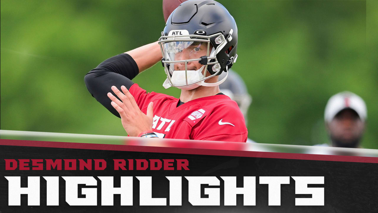 Desmond Ridder highlights at rookie minicamp
