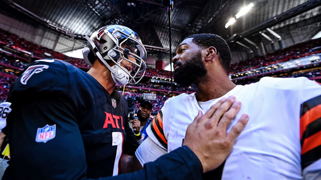 New York Jets' Aaron Rodgers Injury: Atlanta Falcons' Desmond Ridder,  Arthur Smith React - Sports Illustrated Atlanta Falcons News, Analysis and  More