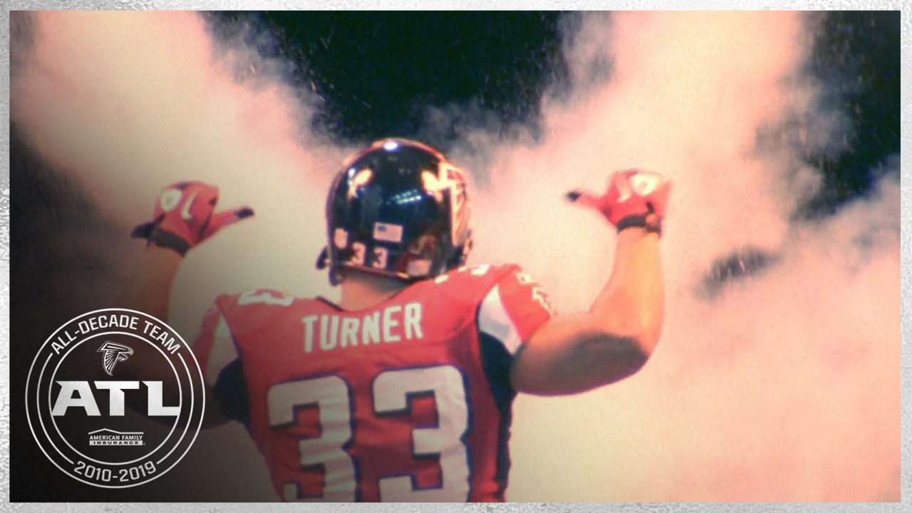 Michael Turner of the Atlanta Falcons against the San Francisco 49ers