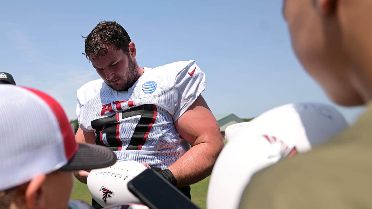 Drew Dalman: 'getting comfortable through the grind' at AT&T Training Camp