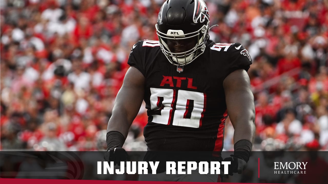 Falcons injury report: Marlon Davidson, Russell Gage out to start ...