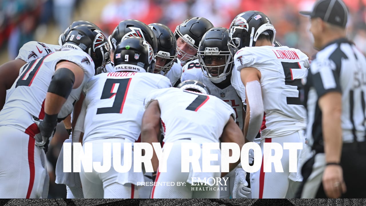 Falcons injury updates from Wednesday's practice