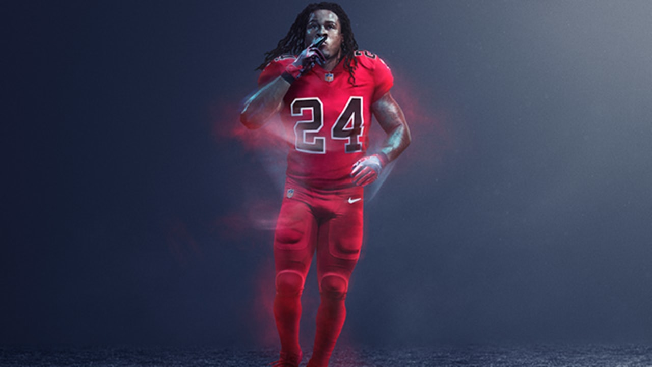 falcons red color rush