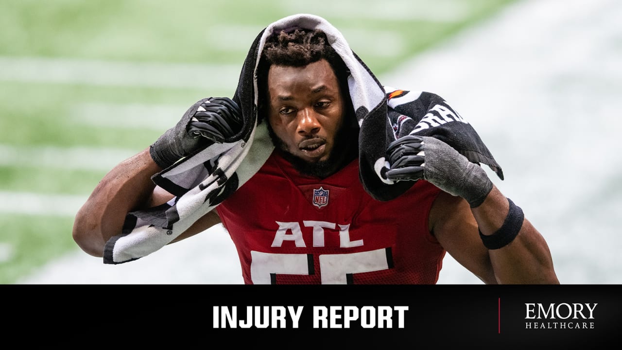 Ridley held out of Falcons' practice with foot injury