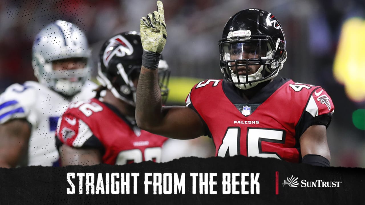 Julio Jones barely gets over goal line and Falcons get huge upset