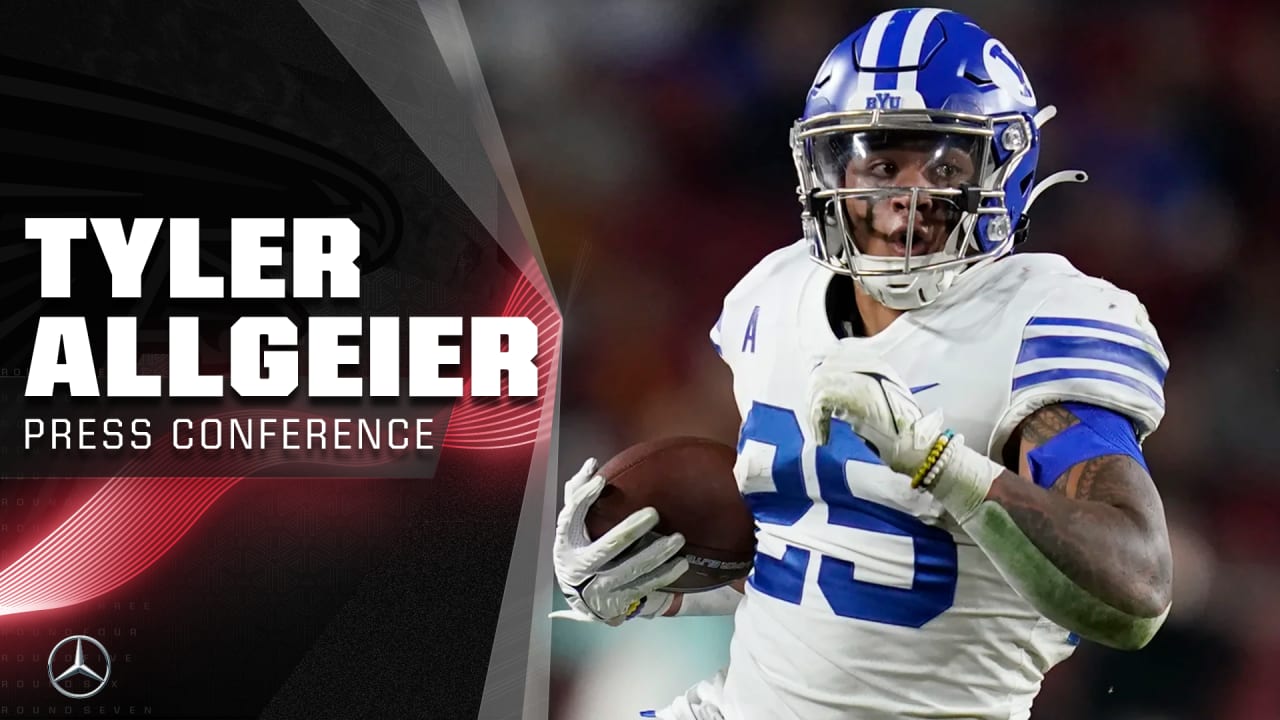 Tyler Allgeier 'Put my head down and get into work' Press conference