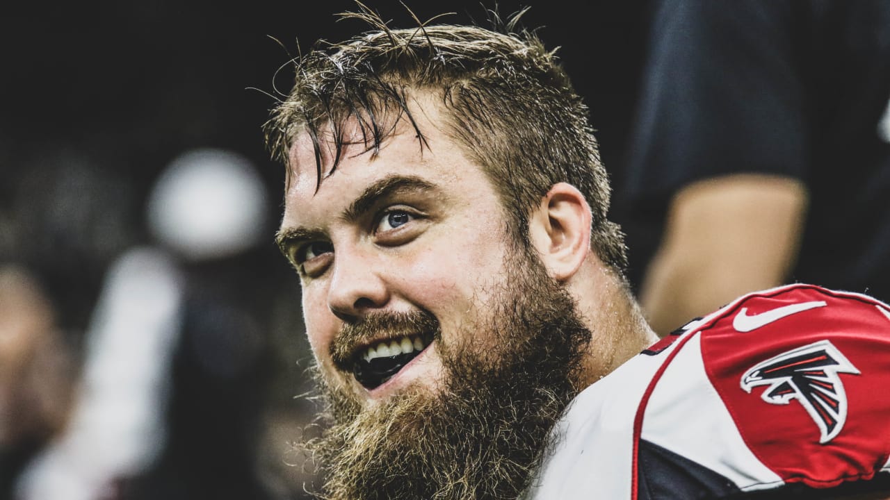 Ben Garland thirdstraight member of Falcons to win Salute to Service Award