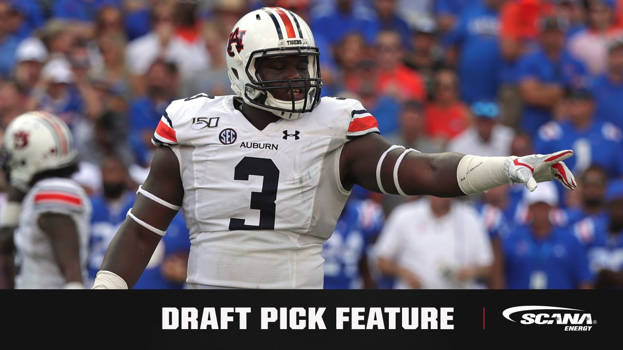 Auburn's Marlon Davidson achieves goal, goes to Falcons in second round of  NFL Draft