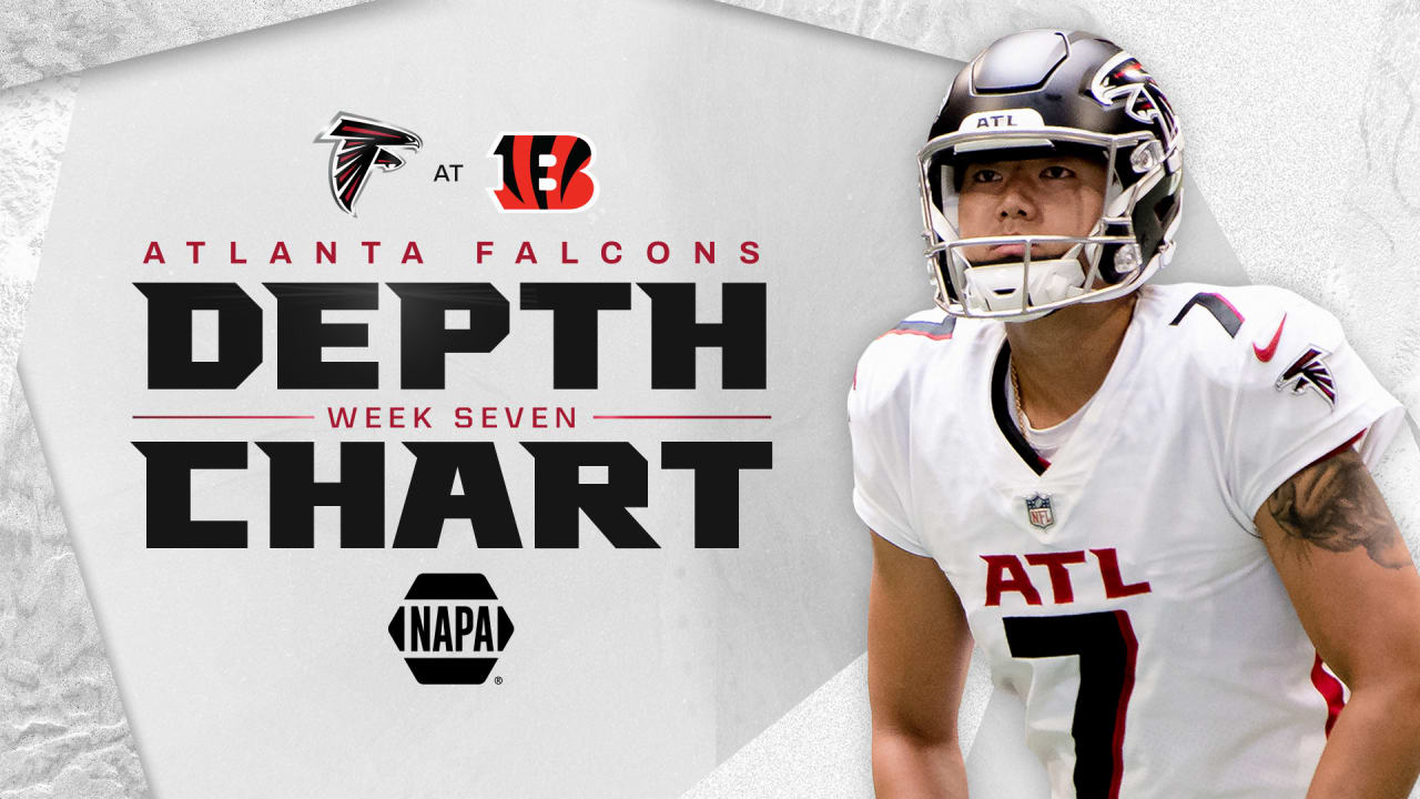 Falcons release depth chart heading into Week 7 of 2022 NFL regular season