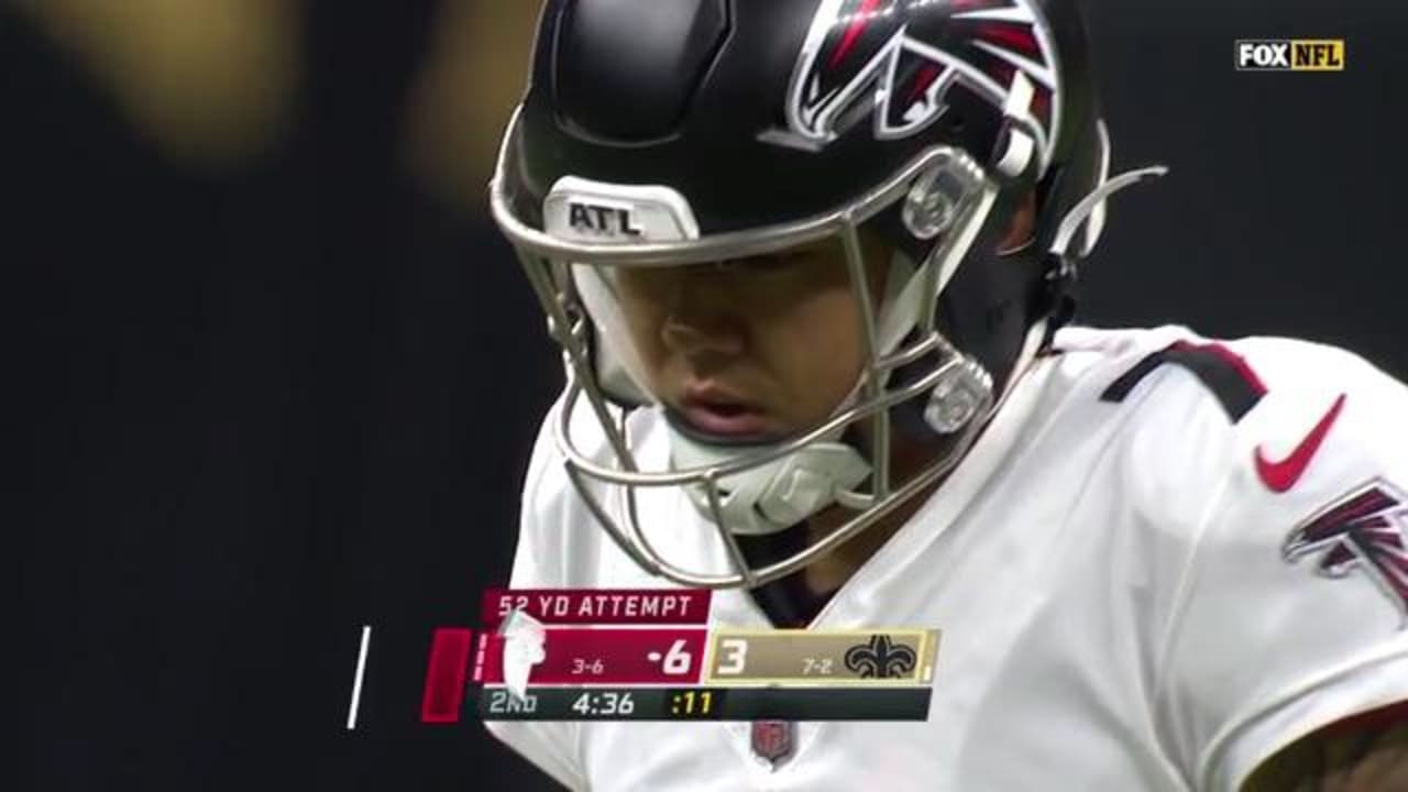 Atlanta Falcons kicker Younghoe Koo's 49-yard FG ties game at 10 in third  quarter