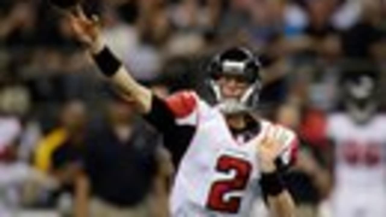 Atlanta Falcons lead New Orleans Saints 10-0 at halftime