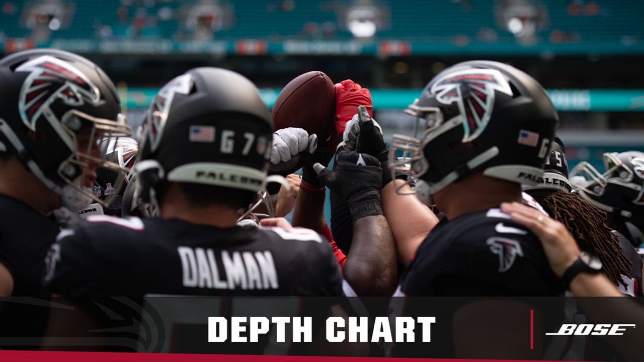 Falcons Release Depth Chart Before Week 9 Contest Vs. Saints