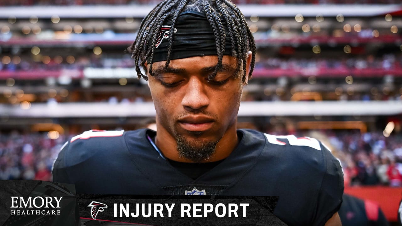 Falcons' A.J. Terrell, Elijah Wilkinson ruled out for Chargers game