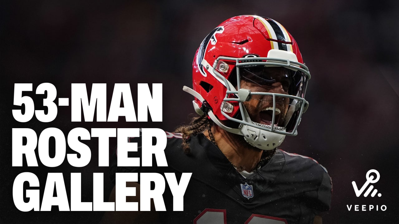 Updated Falcons 53-man roster by jersey number