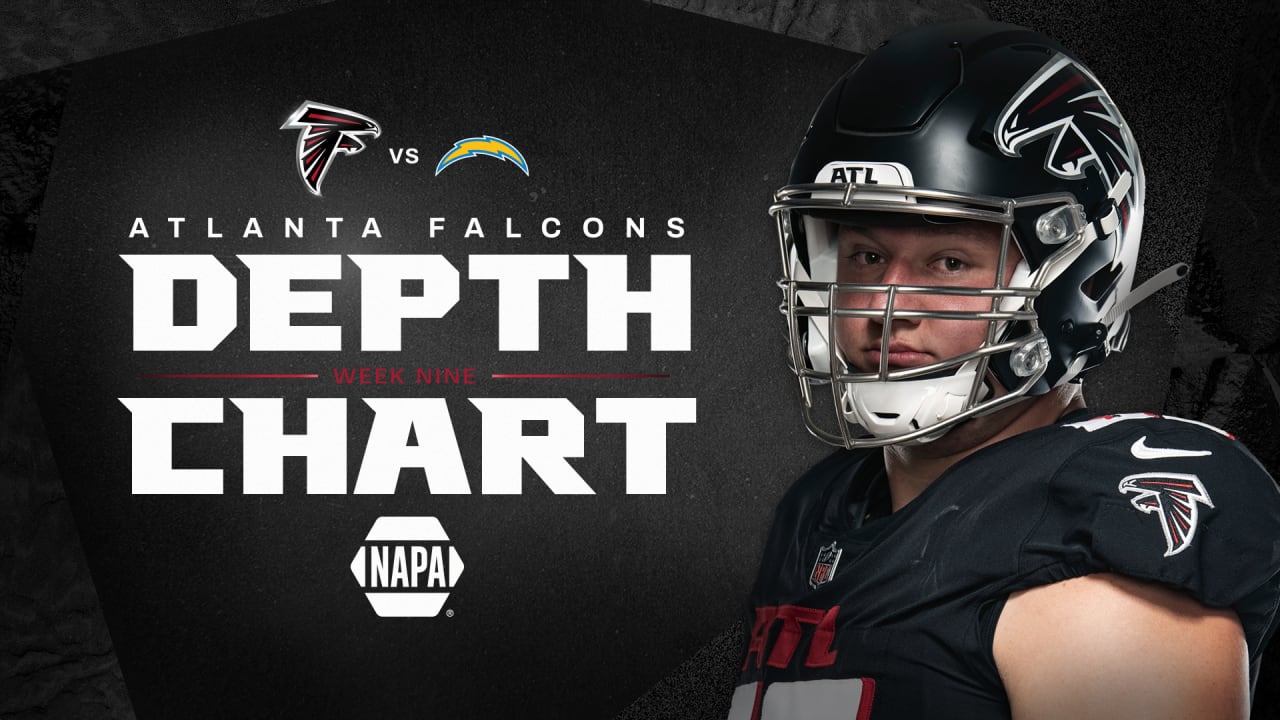 Falcons release depth chart heading into Week 9 of 2022 NFL regular
