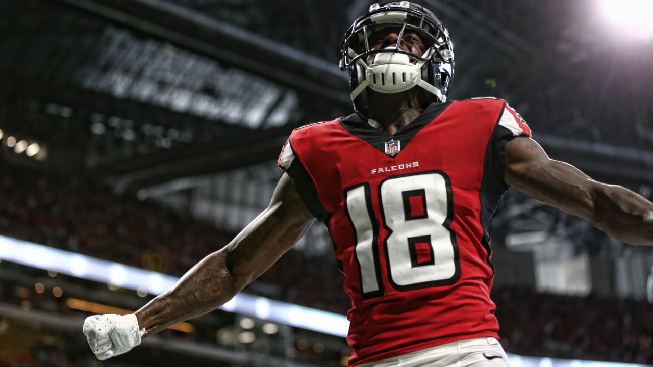 Calvin Ridley caps good first half with first career NFL